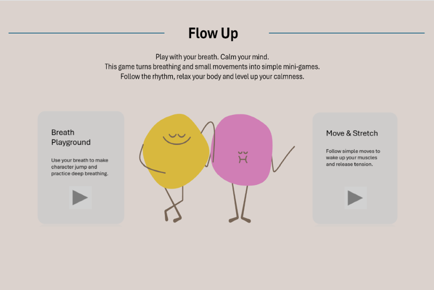 FlowUp Main Menu.