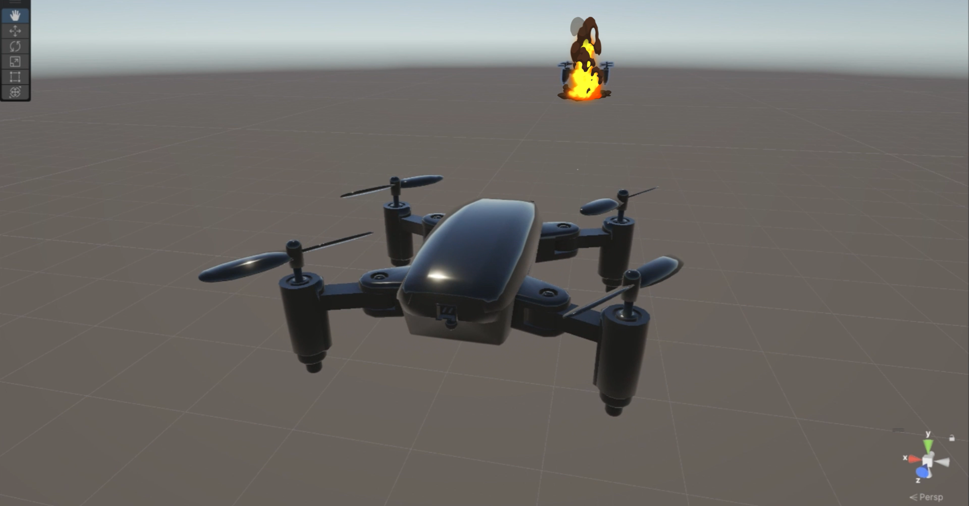 Drone Destroyed
