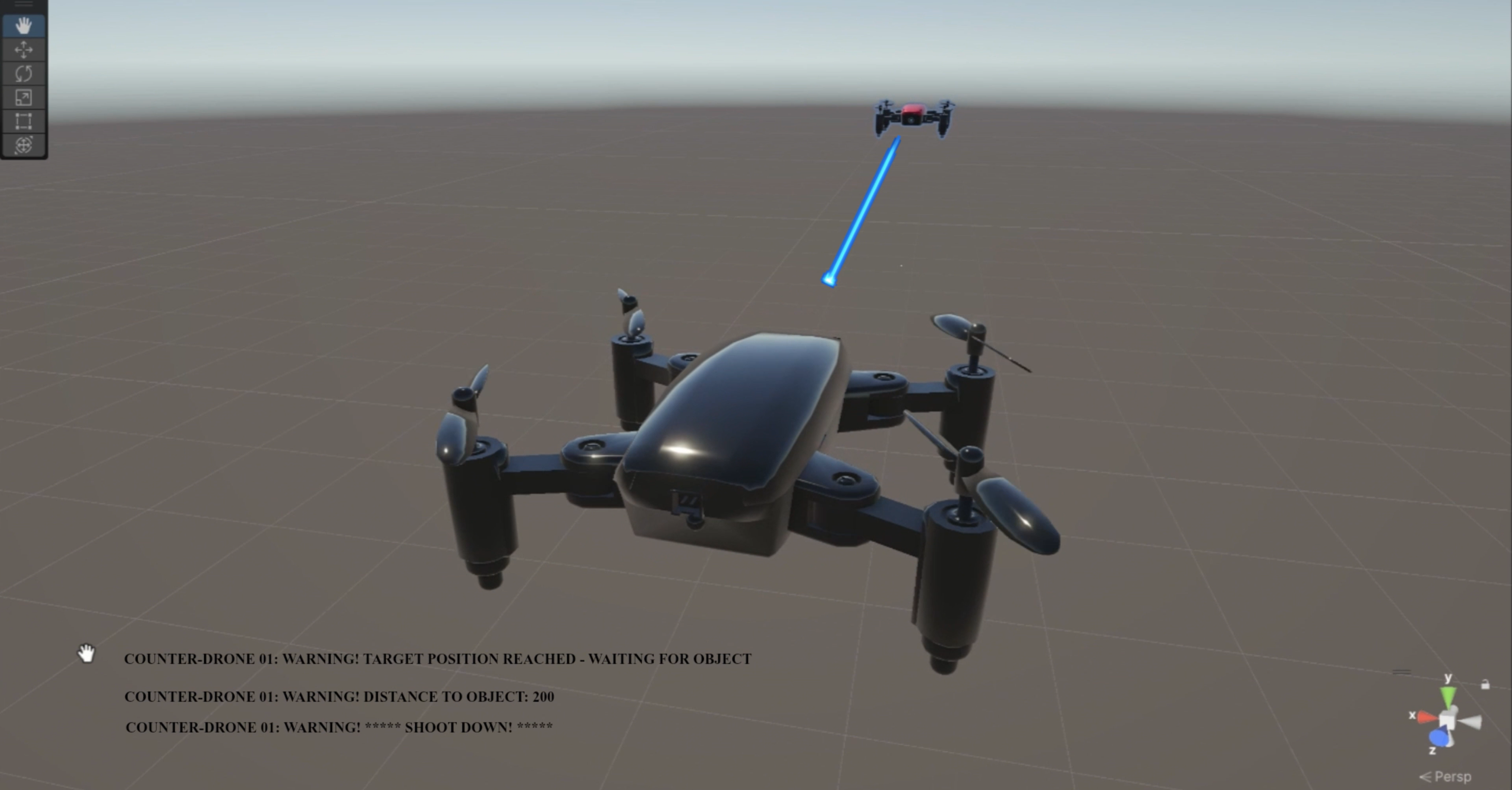 Drone with Laser Gun